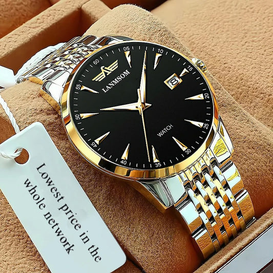 HODEX Waterproof Watch- Silver Gold Black