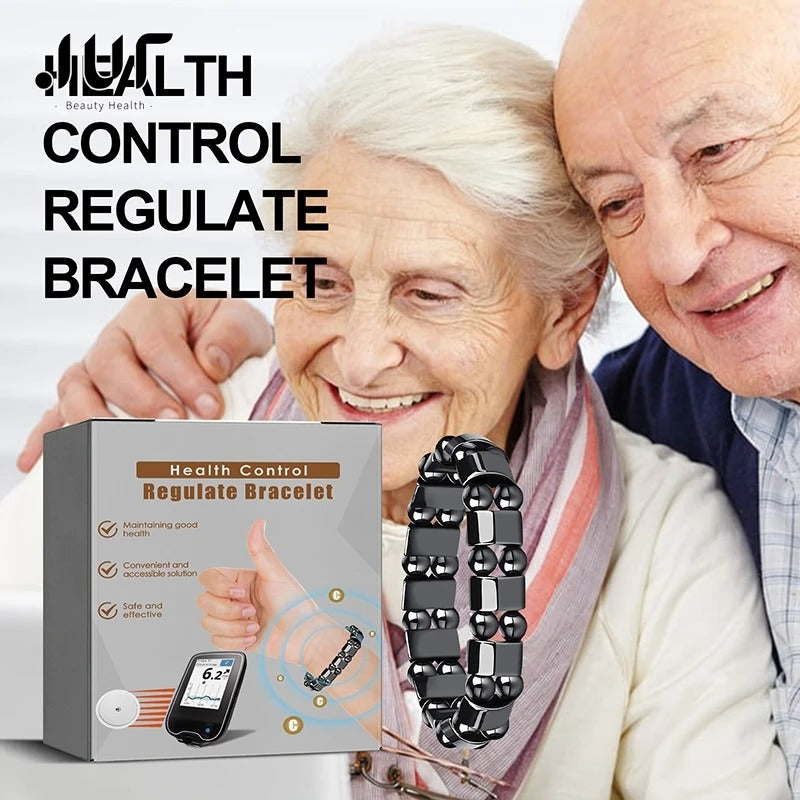 Hematite Health Control Bracelet
