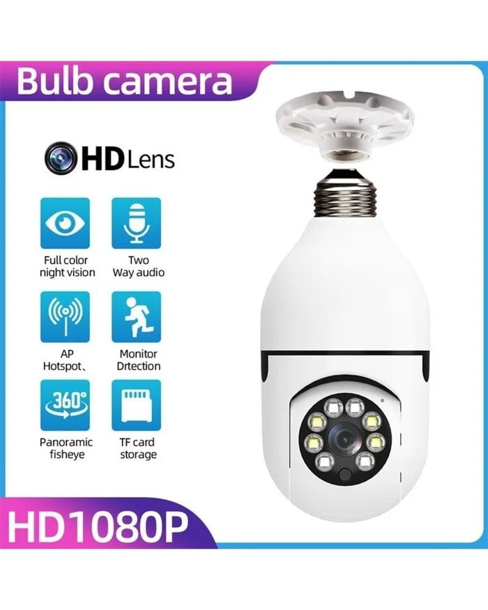 Wireless Wifi Light Bulb Camera Security Camera🔥 (Plus 64G Original Memory Card)