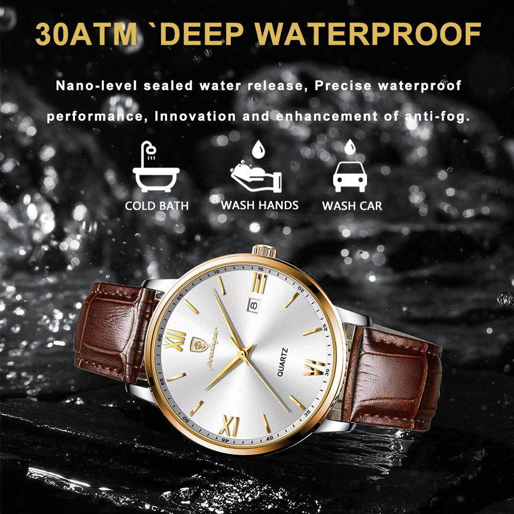 POEDAGAR business watch -Gold white