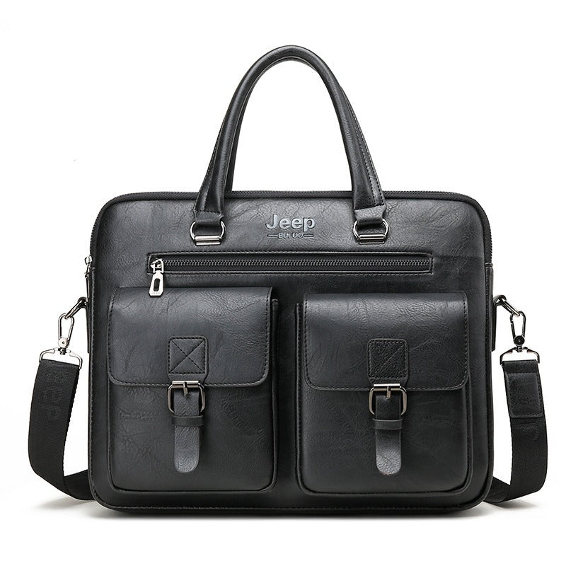 Jeep Out Pocket Leather Bag